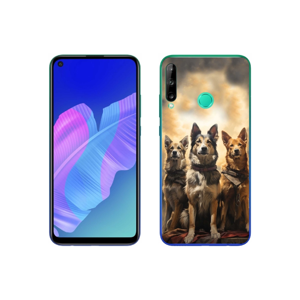 Gélový kryt mmCase na Huawei P40 Lite E - tri psy