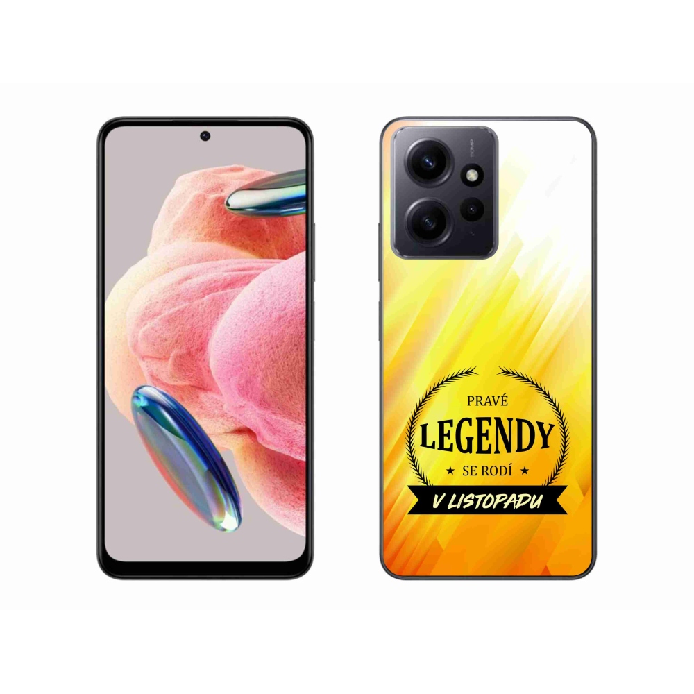 Gélový kryt mmCase na Xiaomi Redmi Note 12 4G - legendy v novembri žlté pozadie