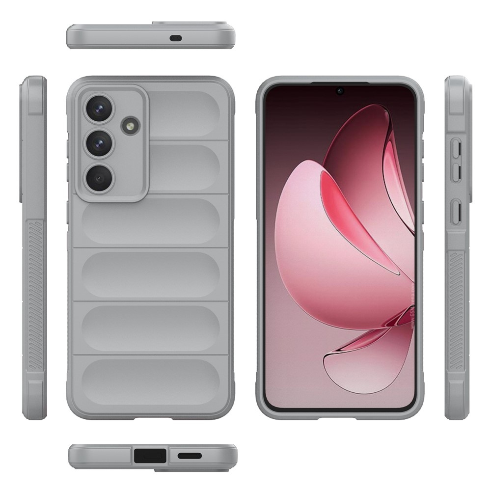 Rugg odolný gélový obal na Samsung Galaxy S25 FE - svetlosivý