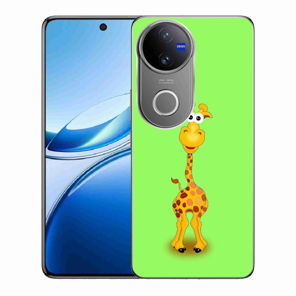 Gélový kryt mmCase na Vivo V50 5G - kreslená žirafa