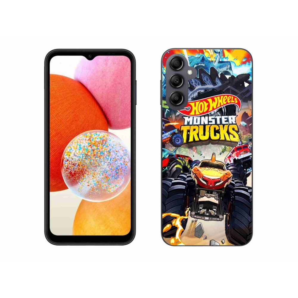 Gélový kryt mmCase na Samsung Galaxy A14 4G/5G - hot wheels 2