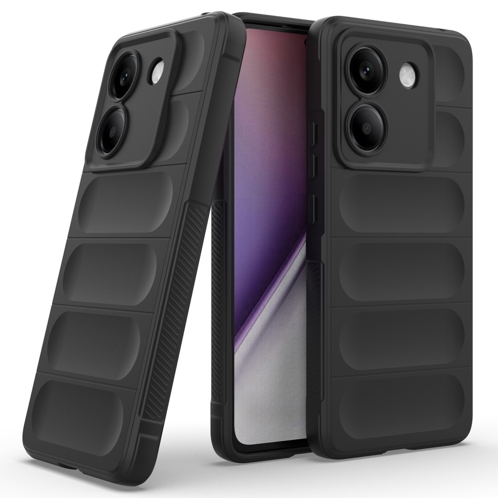 Rugg odolný gélový obal na Xiaomi Poco M7 Pro 5G - čierny