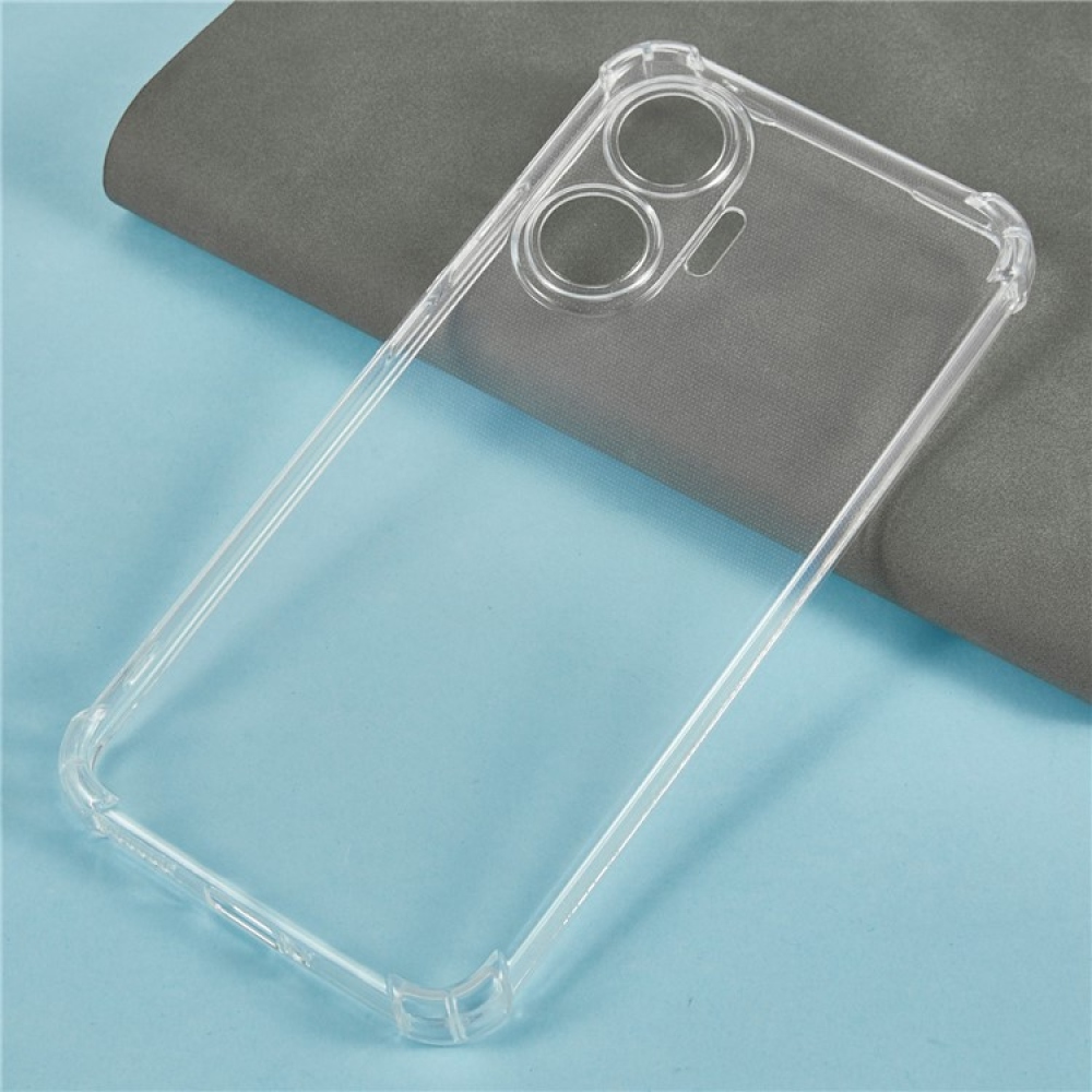 Transparentný gélový kryt so zosilnenými rohmi na Xiaomi Poco F7 5G