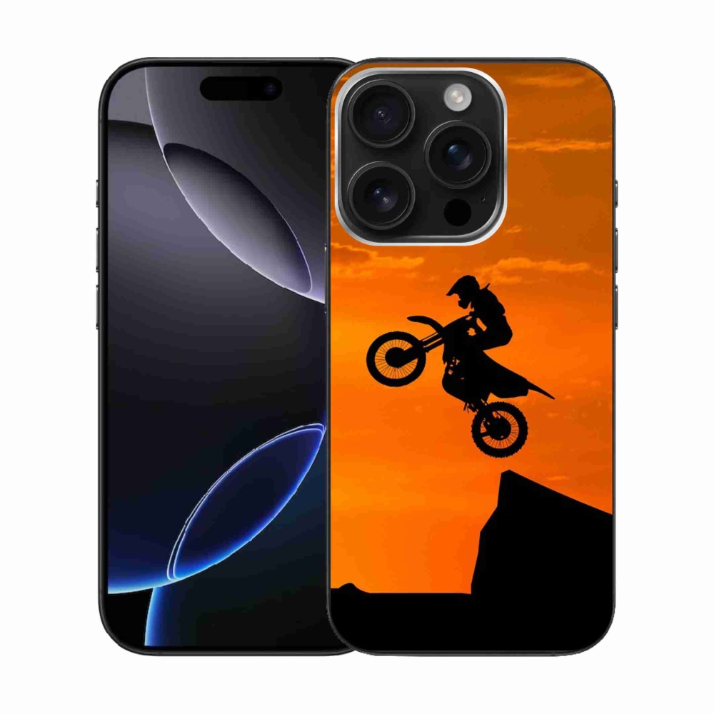 Gélový kryt mmCase na iPhone 16 Pro - motocross