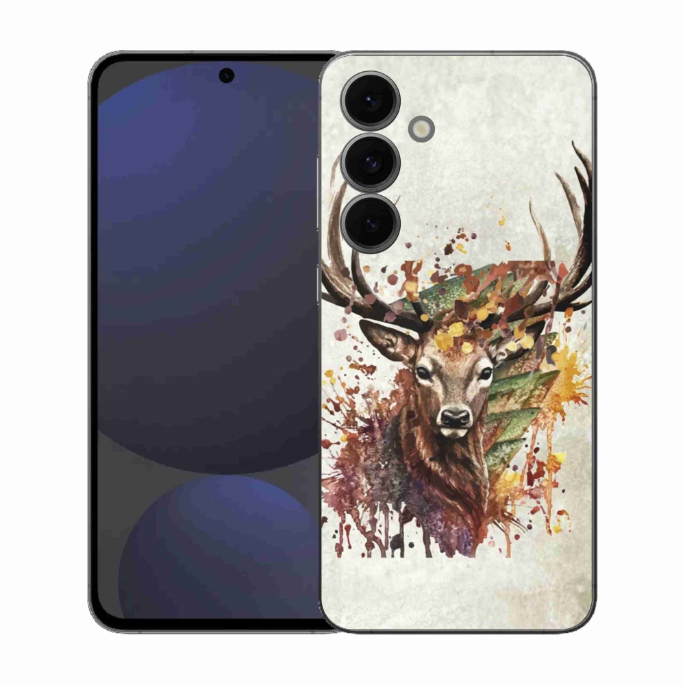 Gélový kryt mmCase na Samsung Galaxy S25 FE - jeleň 1