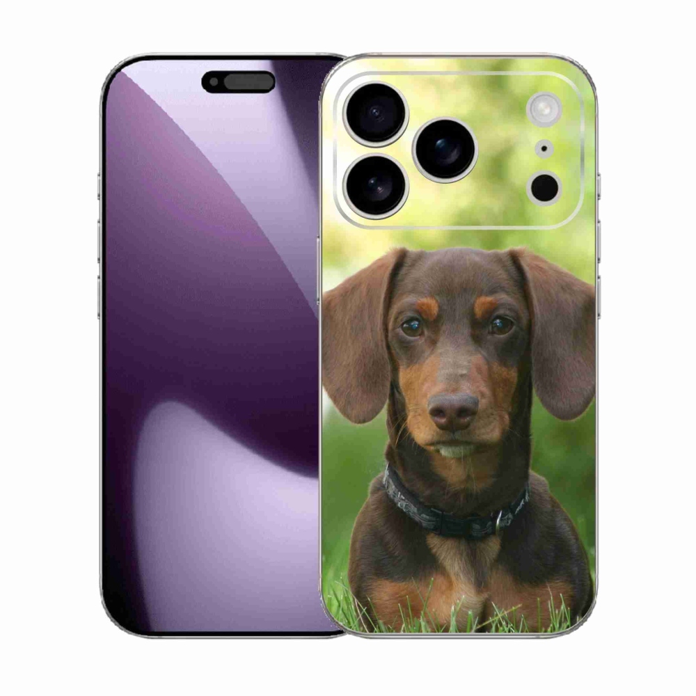 Gélový kryt mmCase na iPhone 17 Pro - hnedý jazvečík
