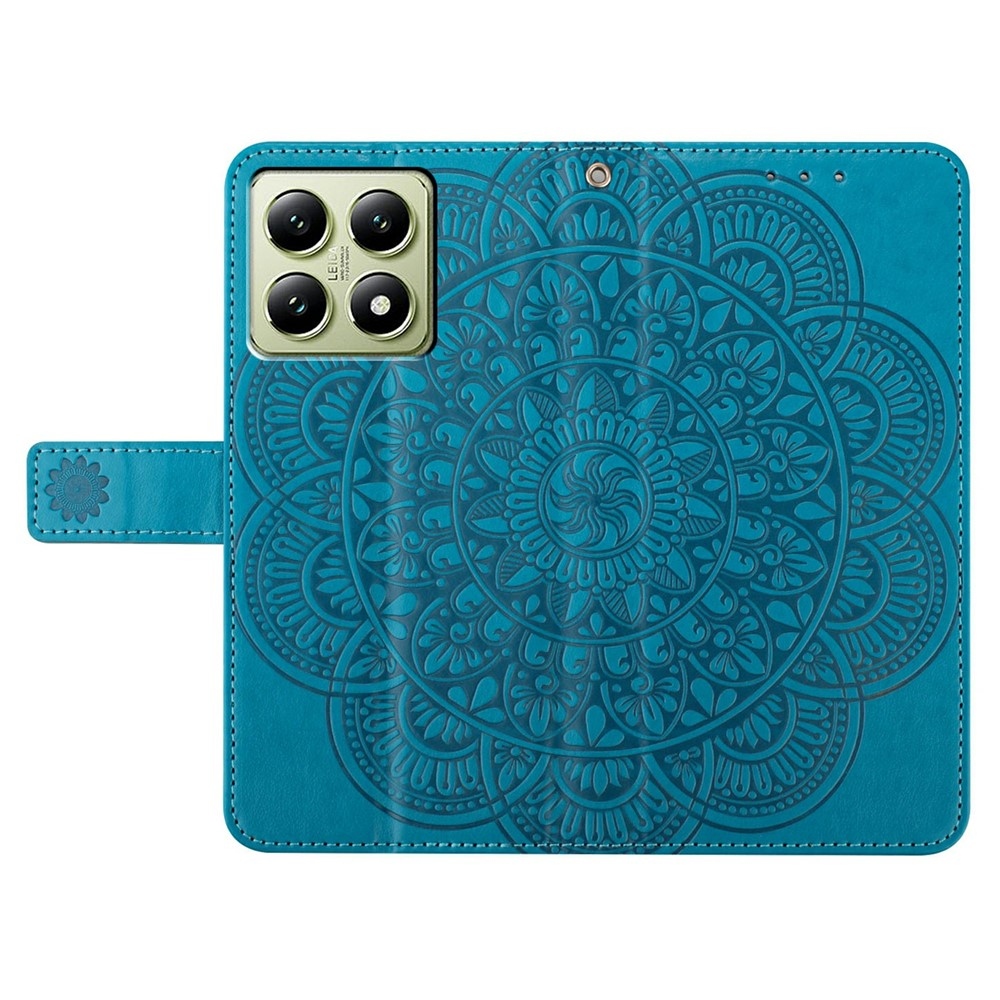 Mandala knižkové púzdro na Xiaomi 15T Pro - modré