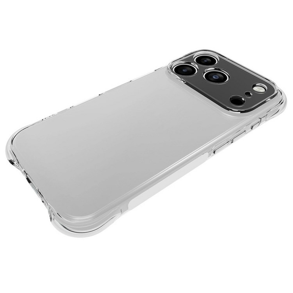 Priehľadný gélový obal na iPhone 17 Pro - priehľadný
