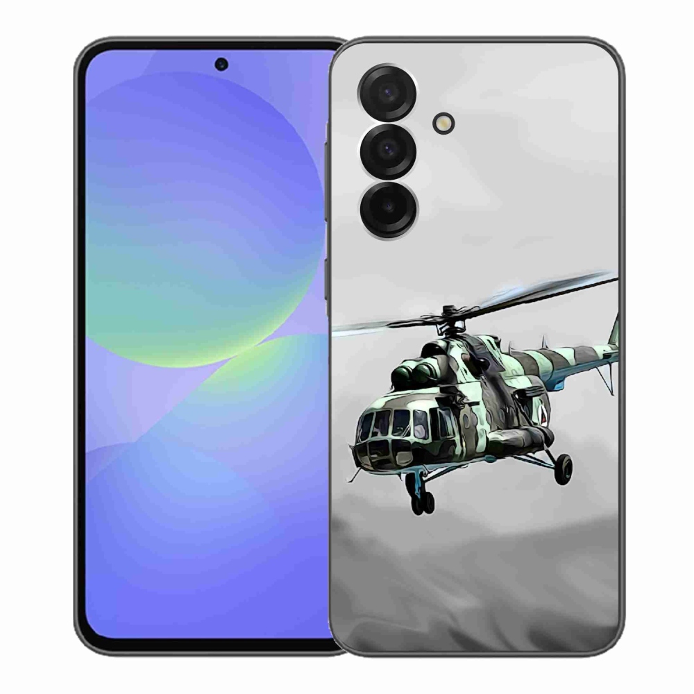 Gélový kryt mmCase na Samsung Galaxy A36 5G - vojenský vrtuľník