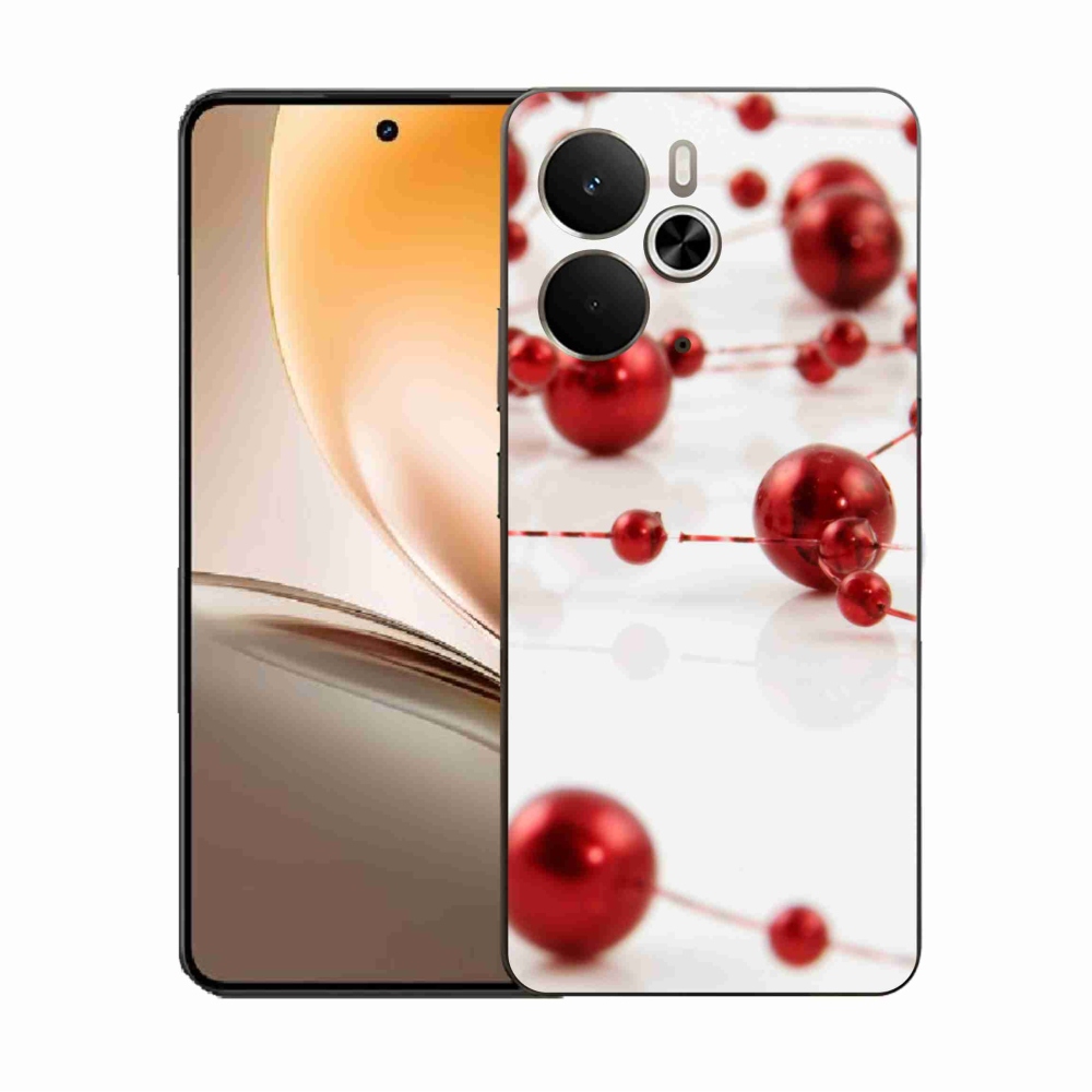 Gélový kryt mmCase na Realme 14 5G - vianočná reťaz