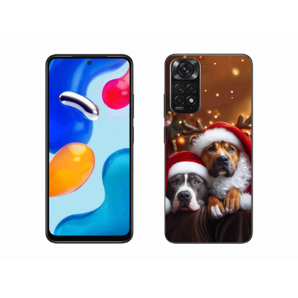 Gélový kryt mmCase na Xiaomi Redmi Note 11 4G - vianočné psy