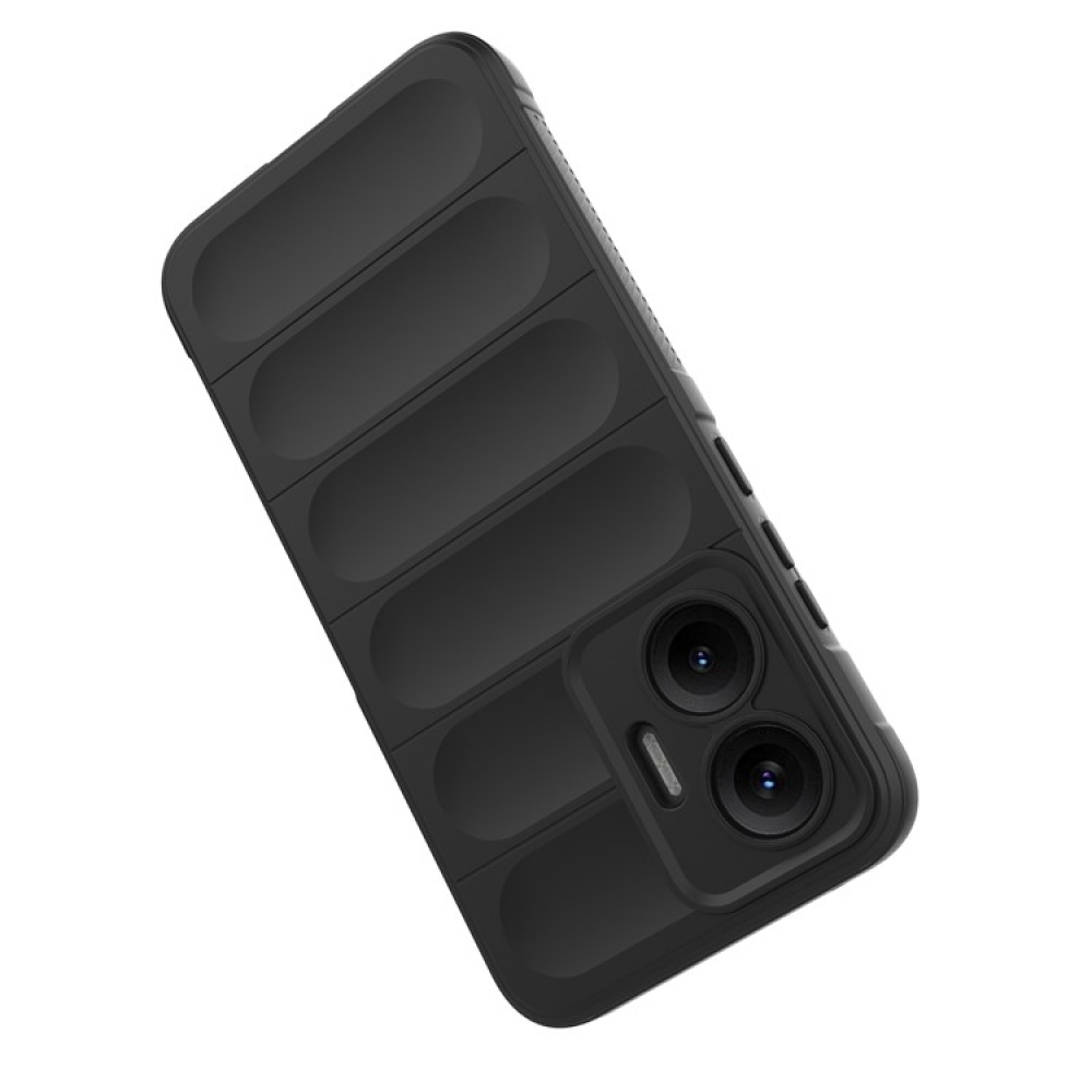 Rugg odolný gélový obal na Xiaomi Poco F7 5G - čierny