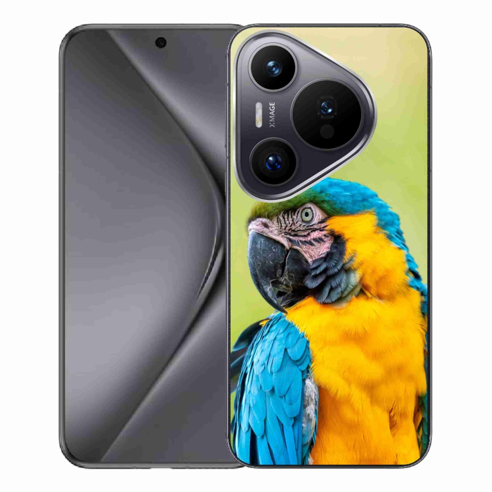 Gélový obal mmCase na Huawei Pura 70 Pro - papagáj ara 2