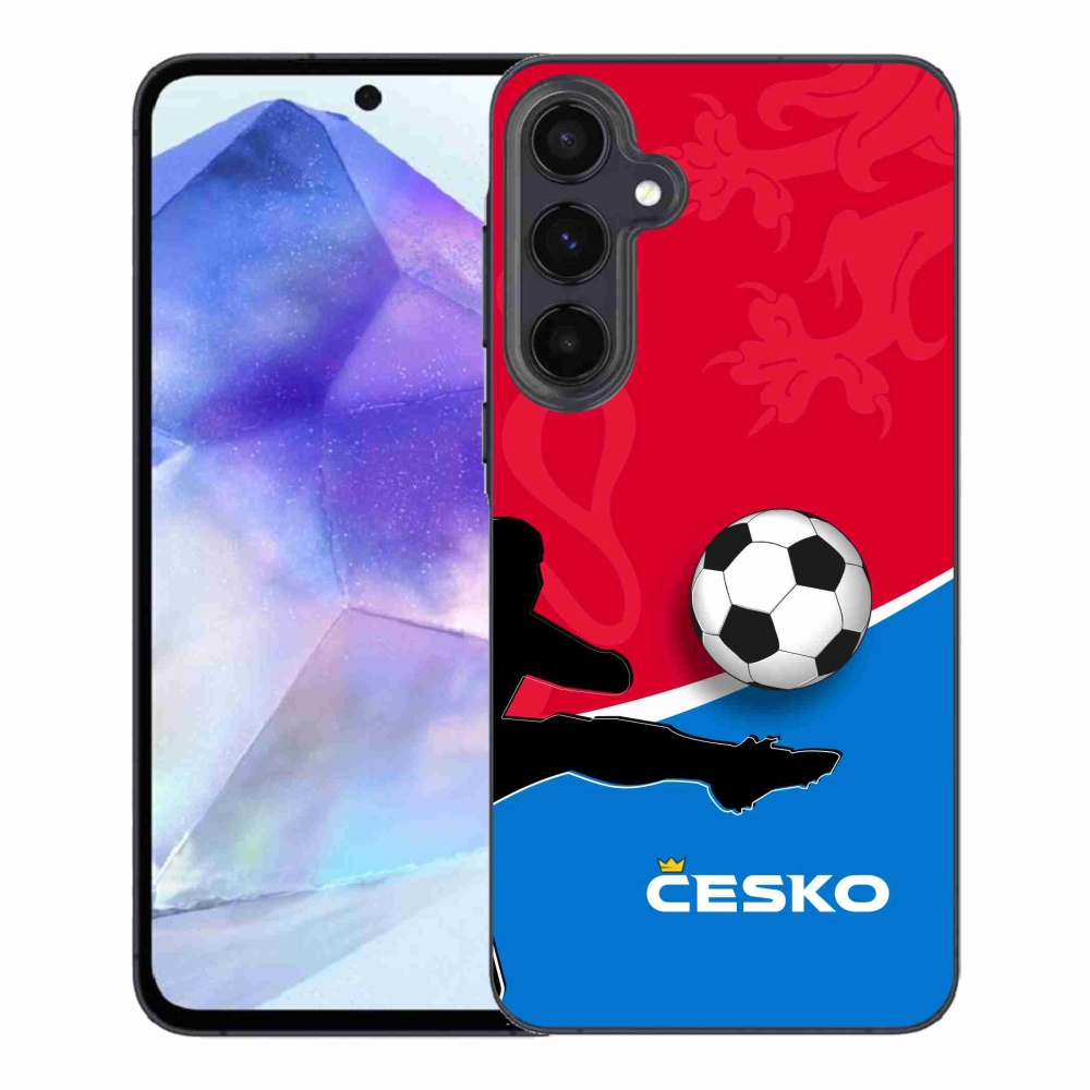 Gélový kryt mmCase na Samsung Galaxy A55 5G - futbal Česko 2