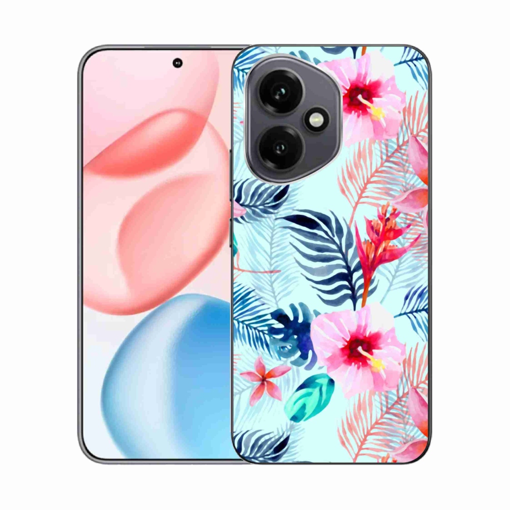 Gélový kryt mmCase na Honor 400 - kvety