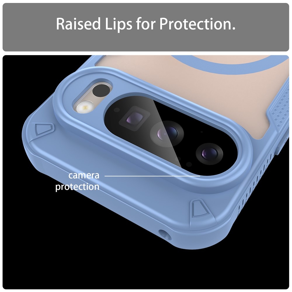 Froste odolný kryt s MagSafe na Google Pixel 10 Pro - modrý