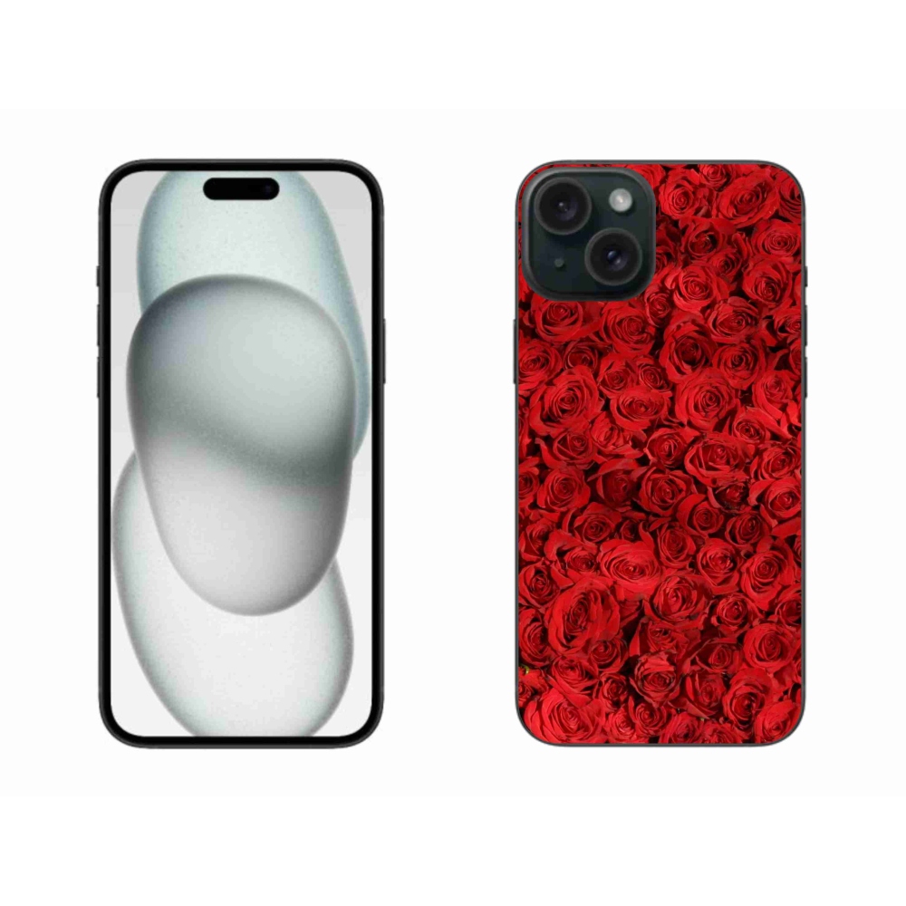 Gélový kryt mmCase na iPhone 15 Plus - ruža