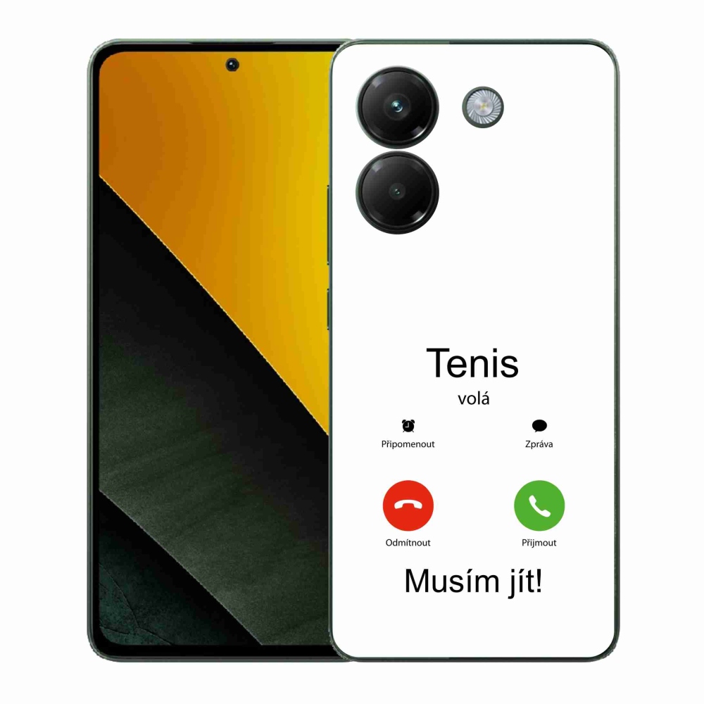 Gélový kryt mmCase na Xiaomi Poco M7 Pro 5G - tenis volá biele pozadie