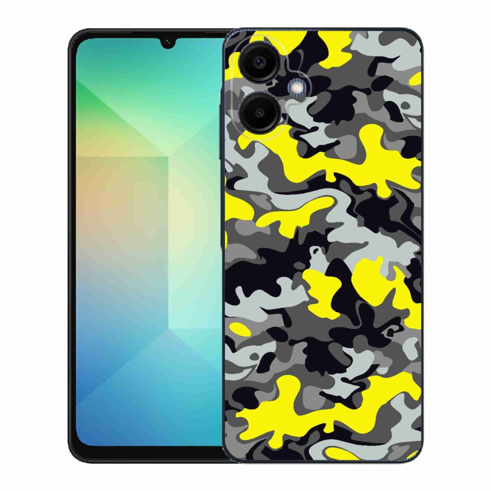 Gélový kryt mmCase na Samsung Galaxy A06 4G - maskáčový vzor 6