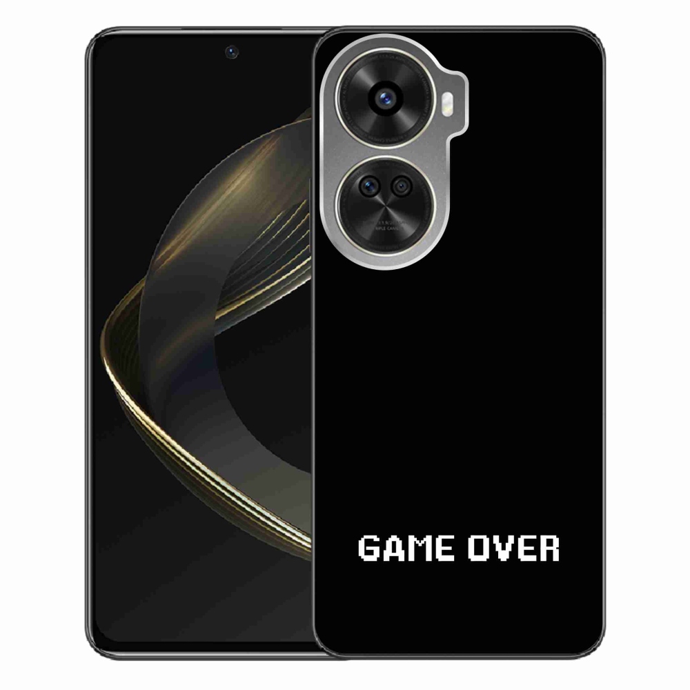 Gélový kryt mmCase na Huawei Nova 12 SE - game over čierne pozadie