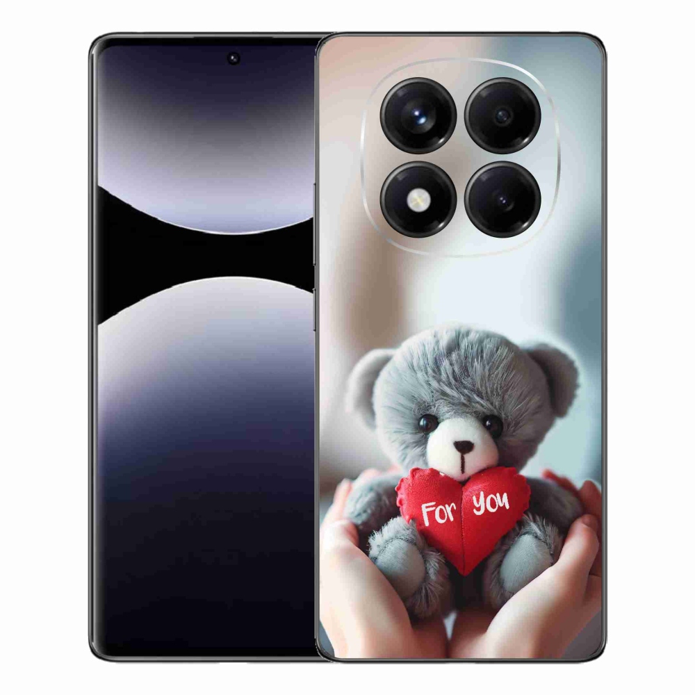 Gélový kryt mmCase na Xiaomi Redmi Note 14 Pro - medvedík pre zamilovaných