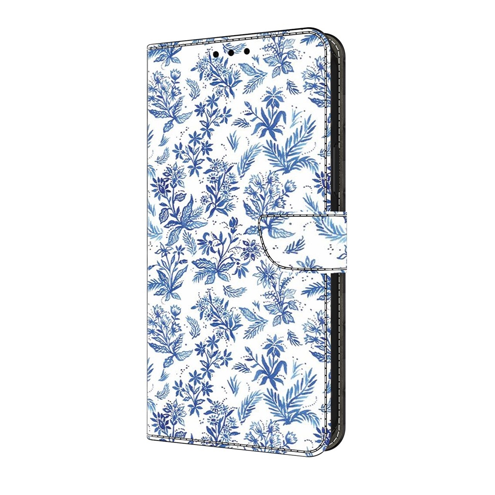 Smooth knižkové puzdro na Google Pixel 10 Pro/Pixel 10 - modré kvety