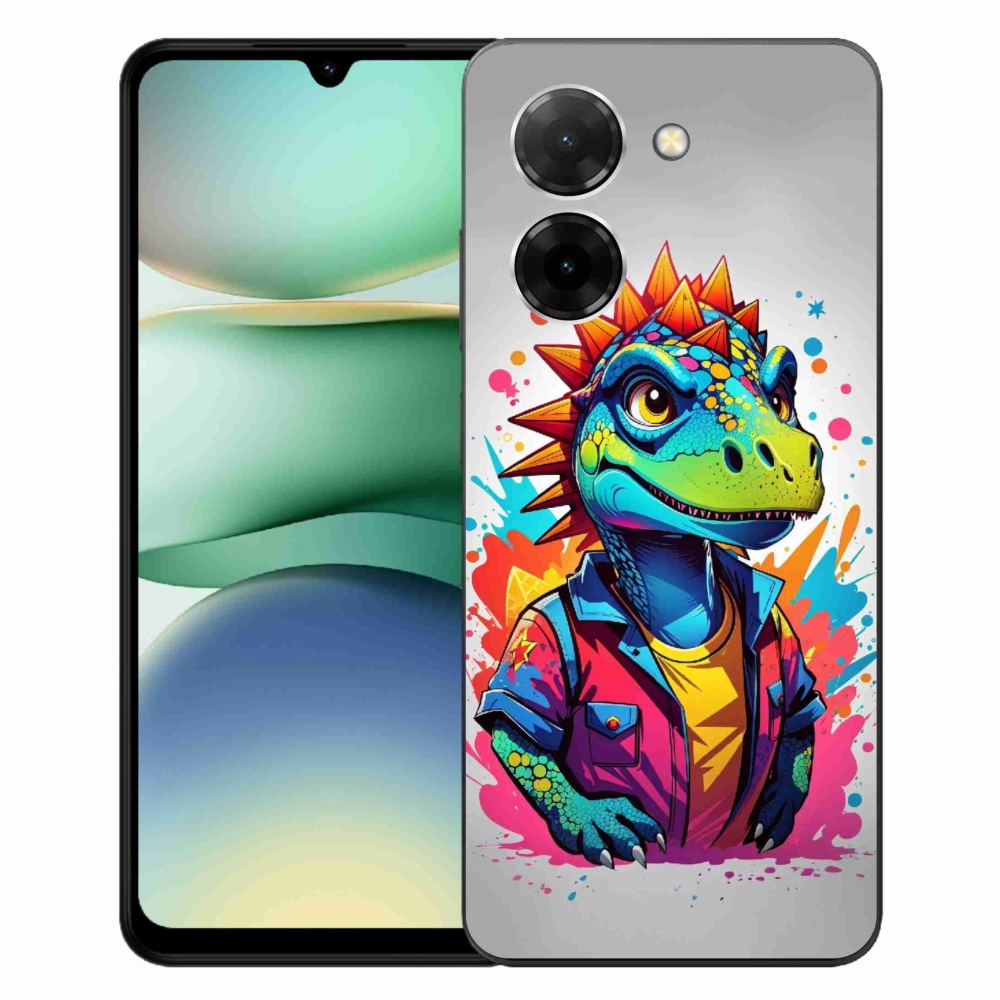 Gélový kryt mmCase na Xiaomi Redmi A5 - farebný dinosaurus