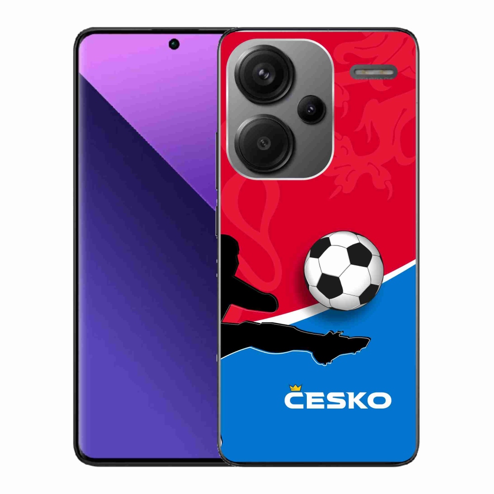 Gélový kryt mmCase na Xiaomi Redmi Note 13 Pro+ 5G - futbal Česko 2