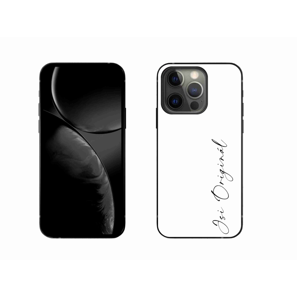 Gélový kryt mmCase na iPhone 13 Pro 6.1 - si originál biele pozadie