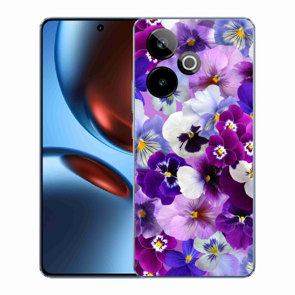 Gélový kryt mmCase na Realme GT 7 5G/GT 7T 5G - kvety 9