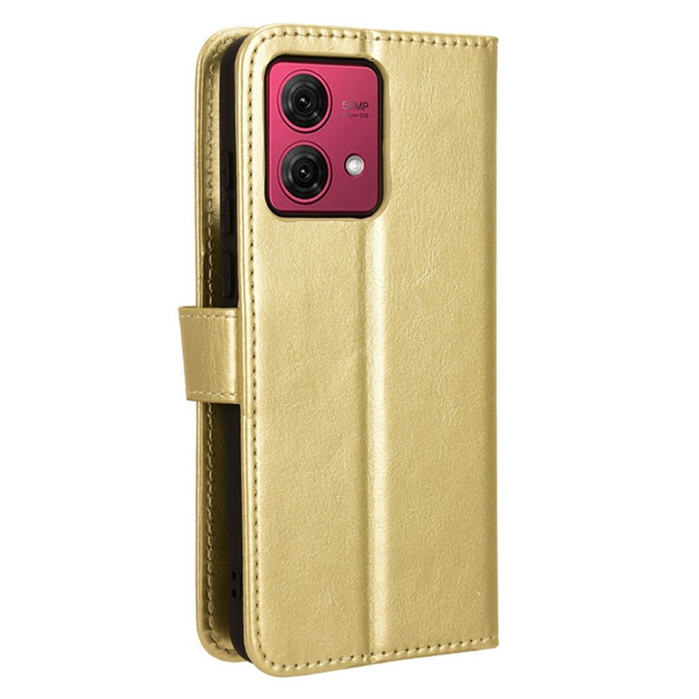 Crazy knižkové púzdro na Motorola Moto G84 5G - zlaté