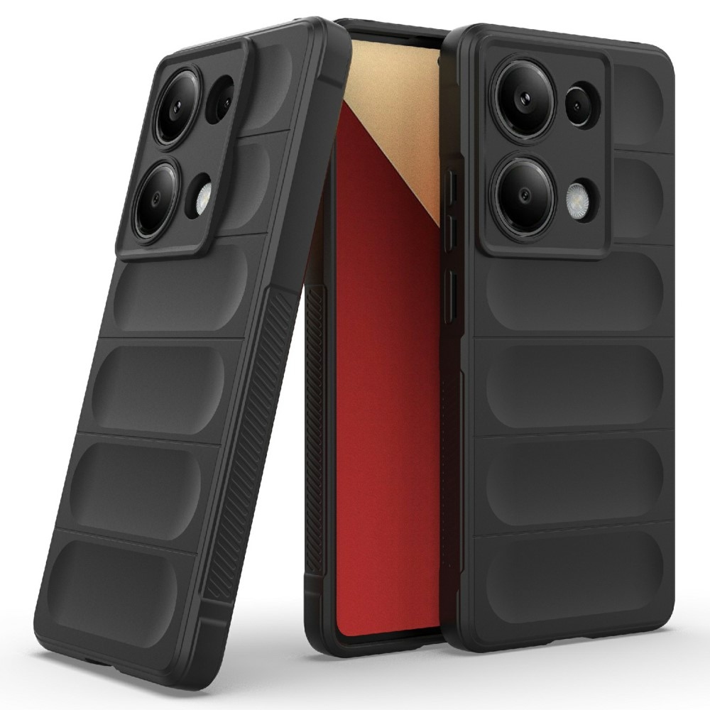 Rugg odolný gélový obal na Xiaomi Redmi Note 14S - čierny