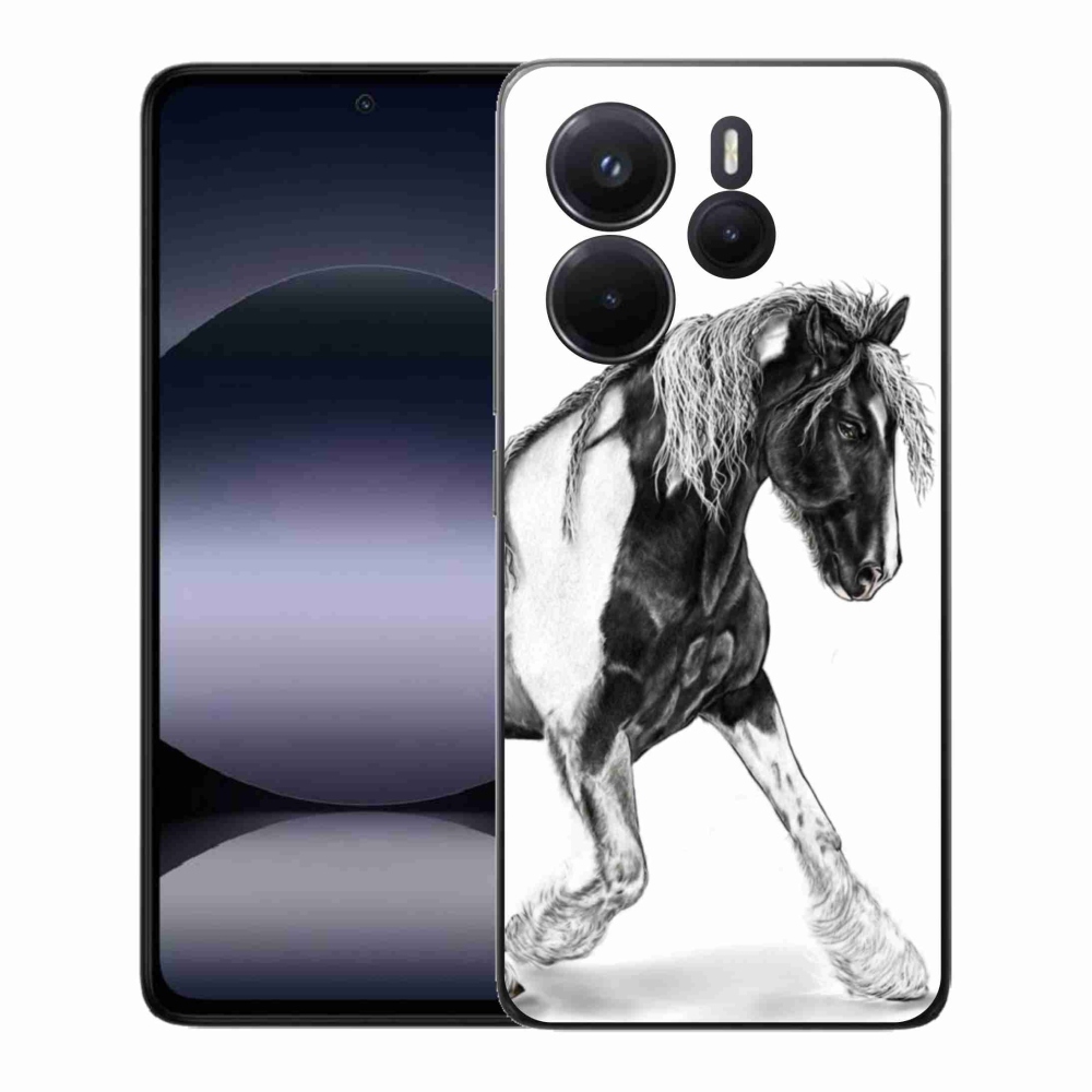 Gélový kryt mmCase na Xiaomi Redmi Note 14 - kôň