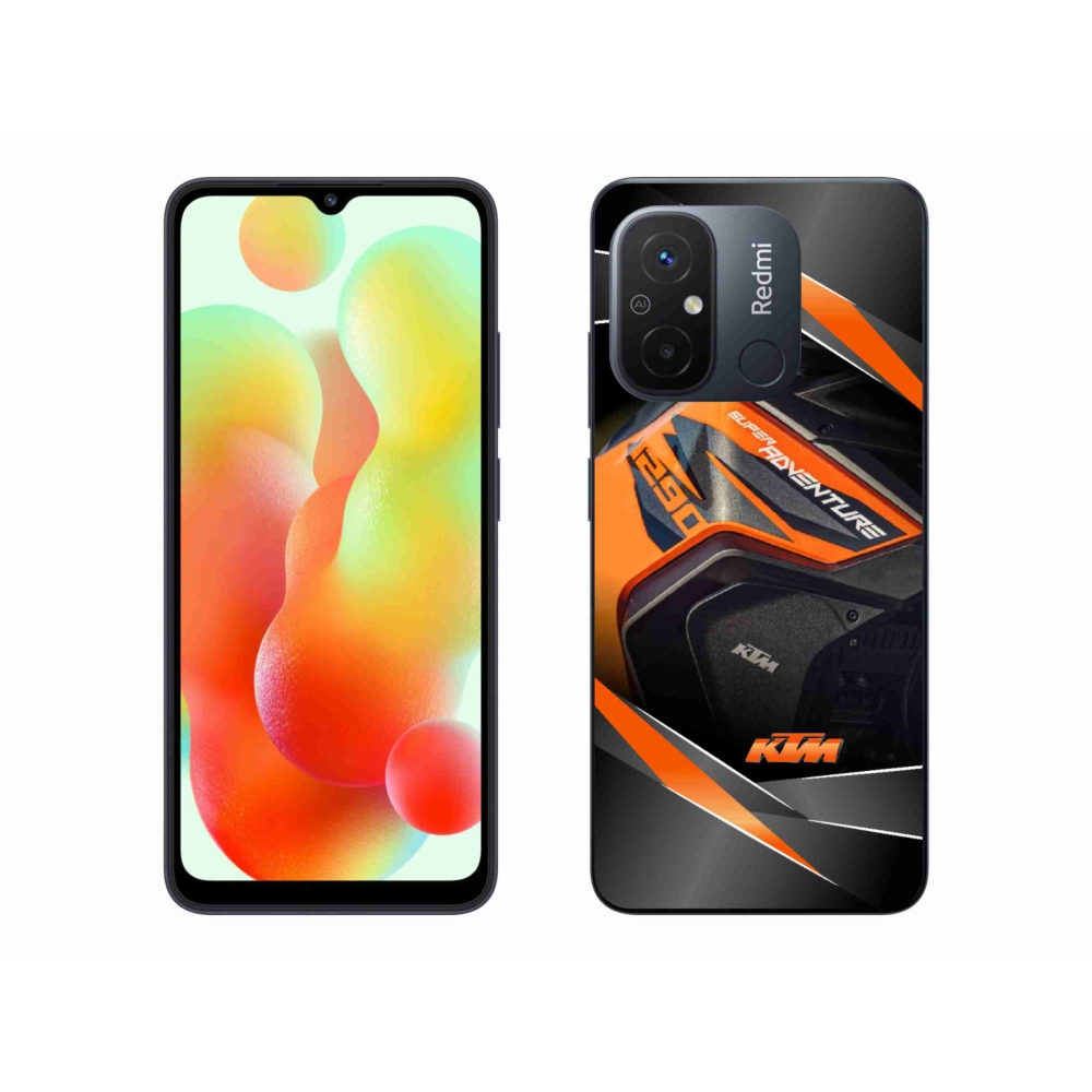 Gélový kryt mmCase na Xiaomi Redmi 12C - motorka ktm