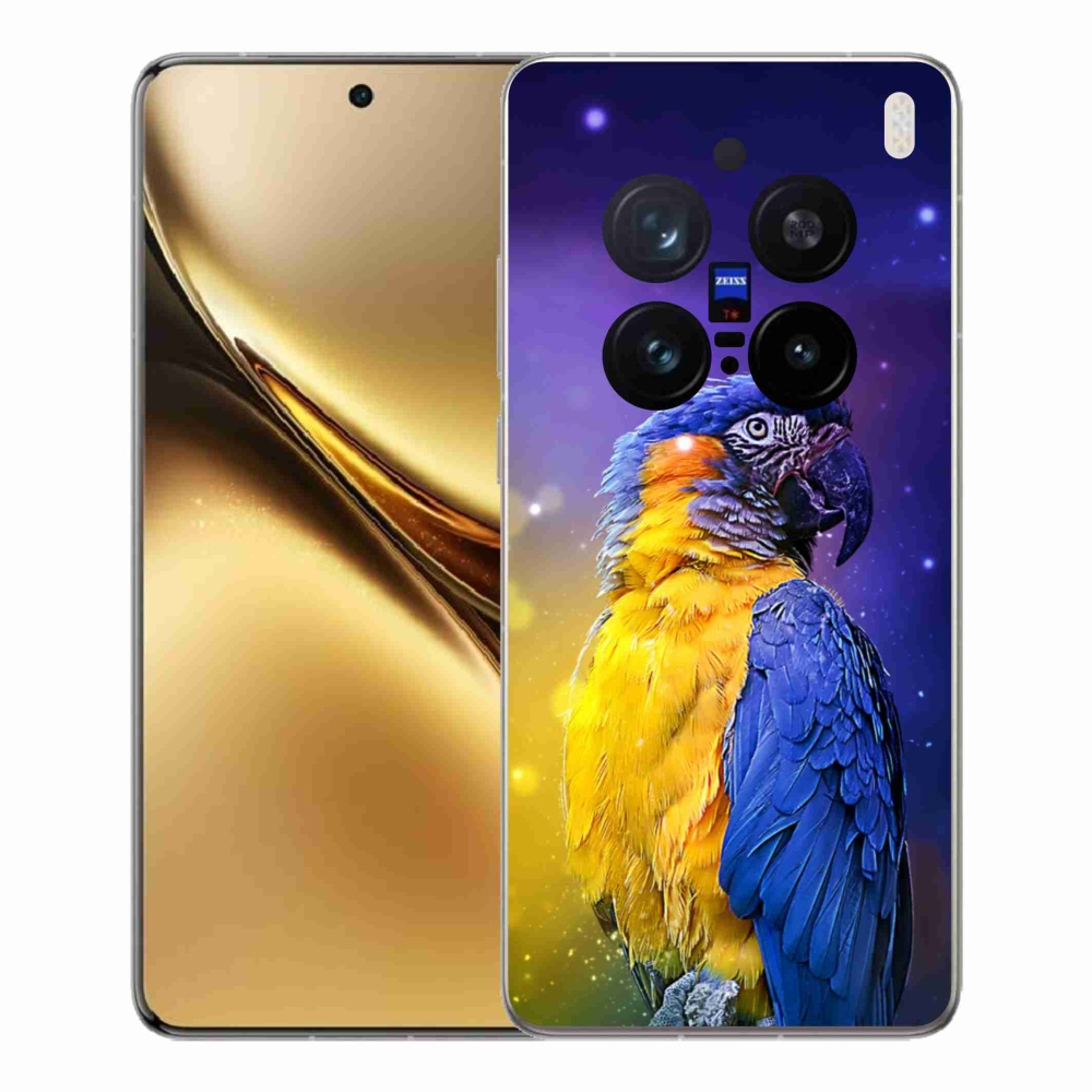 Gélový kryt mmCase na Vivo X200 Pro 5G - papagáj ara 1