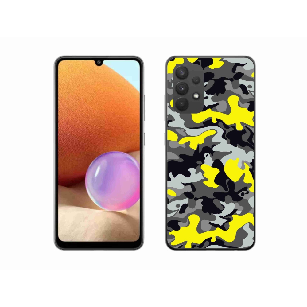 Gélový kryt mmCase na Samsung Galaxy A32 4G - maskáčový vzor 6