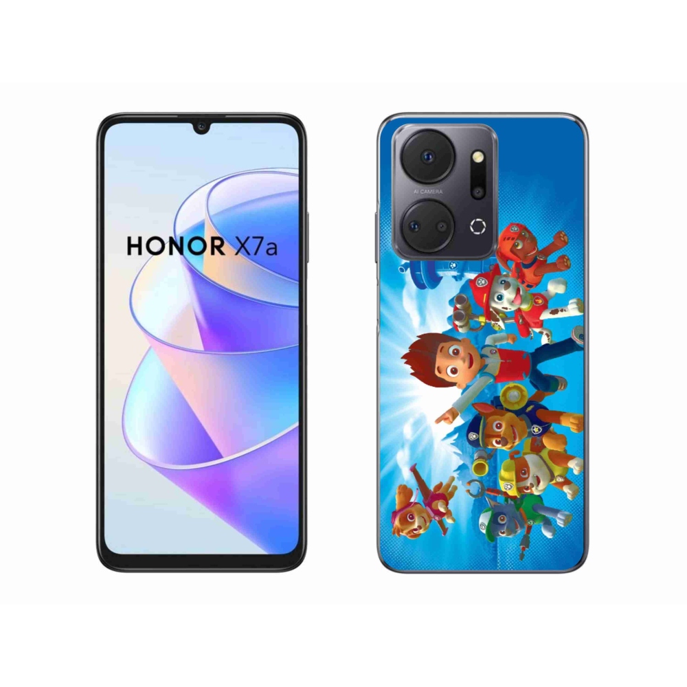 Gélový kryt mmCase na Honor X7a - labková patrola