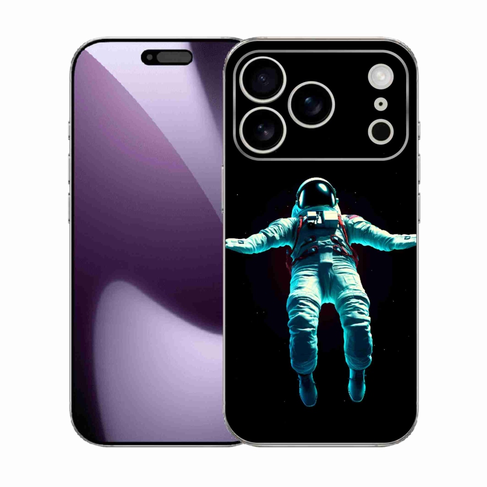 Gélový kryt mmCase na iPhone 17 Pro - kozmonaut