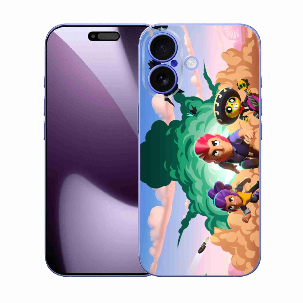 Gélový kryt mmCase na iPhone 17 - brawl stars
