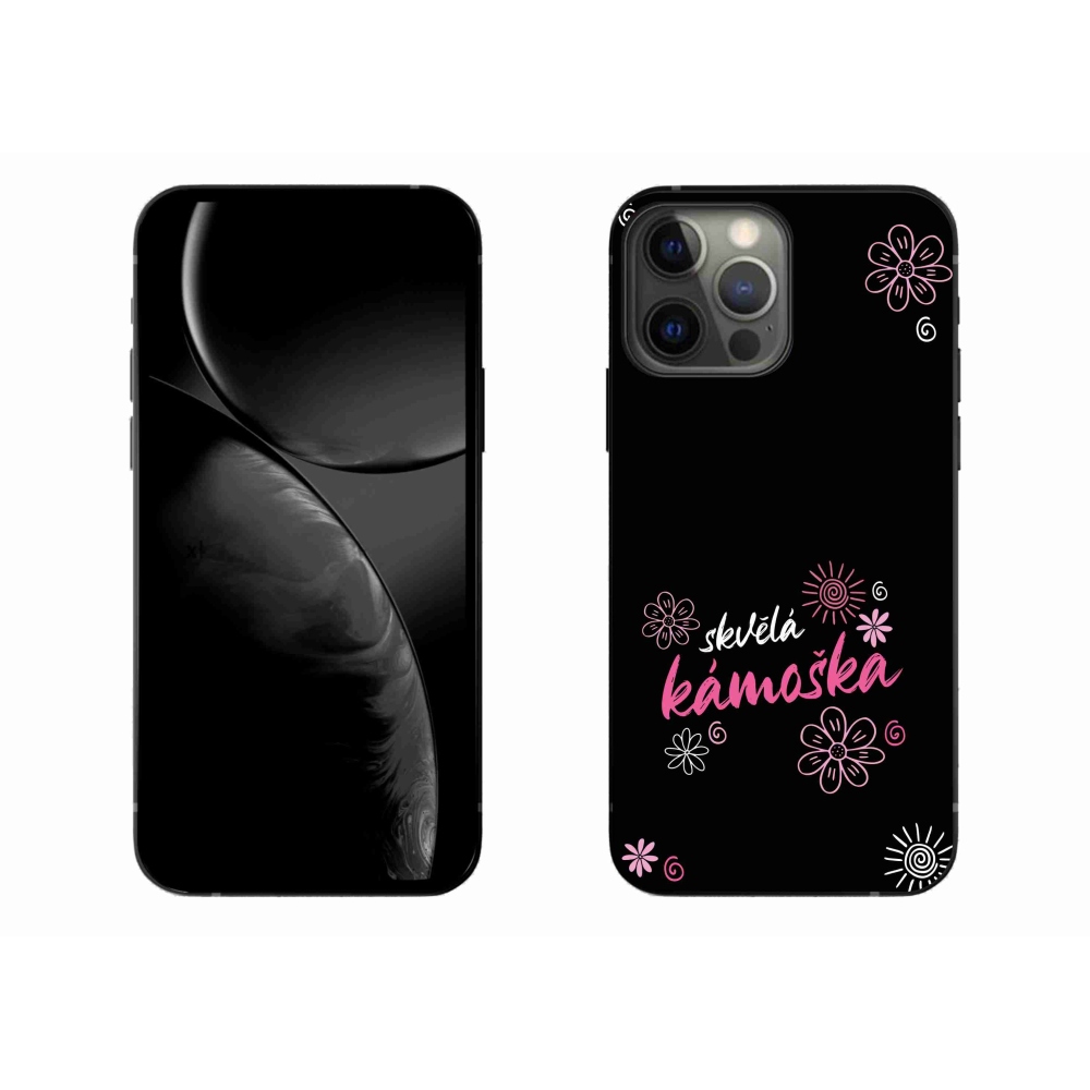 Gélový kryt mmCase na iPhone 13 Pro Max 6.7 - skvelá kamoška čierne pozadie