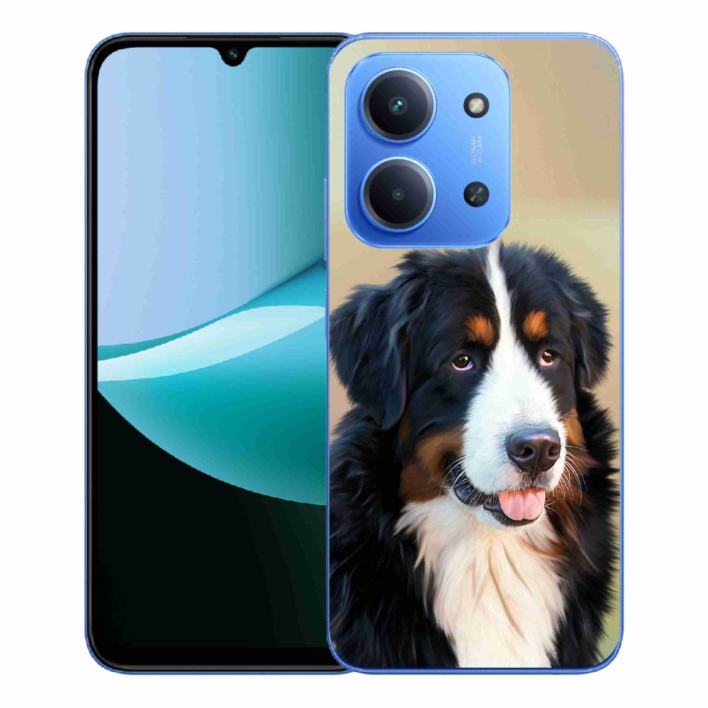 Gélový kryt mmCase na Xiaomi Redmi 15C 4G/5G (173mm) - bernský salašnícky pes
