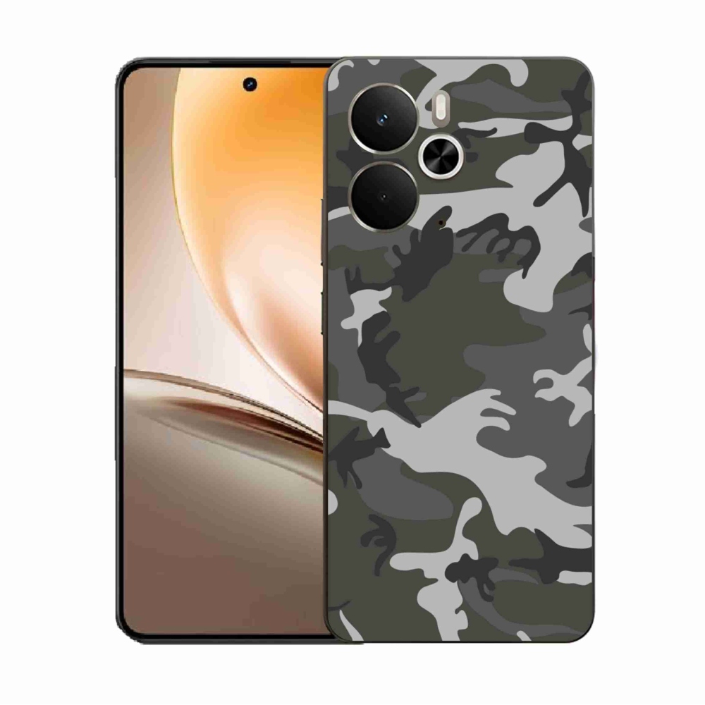 Gélový kryt mmCase na Realme 14 5G - maskáčový vzor