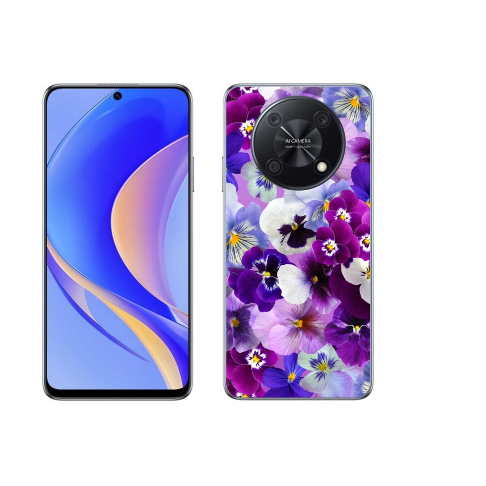 Gélový kryt mmCase na Huawei Nova Y90 - kvety 9