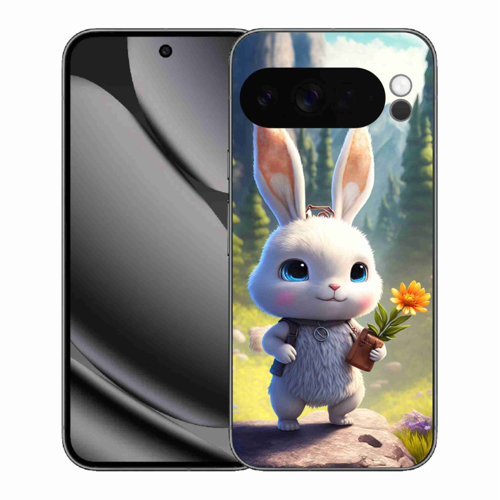 Gélový kryt mmCase na Google Pixel 10 Pro XL - roztomilý zajačik
