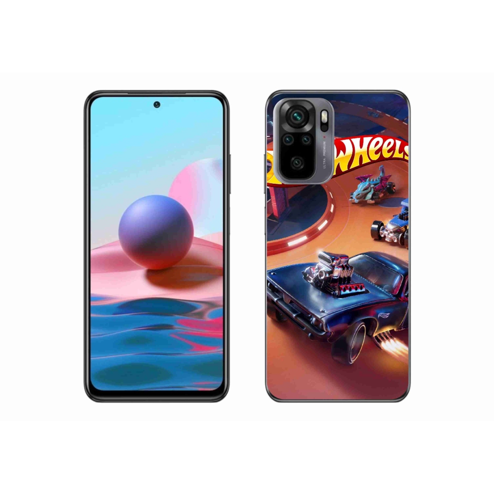 Gélový kryt mmCase na Xiaomi Redmi Note 10 4G - hot wheels