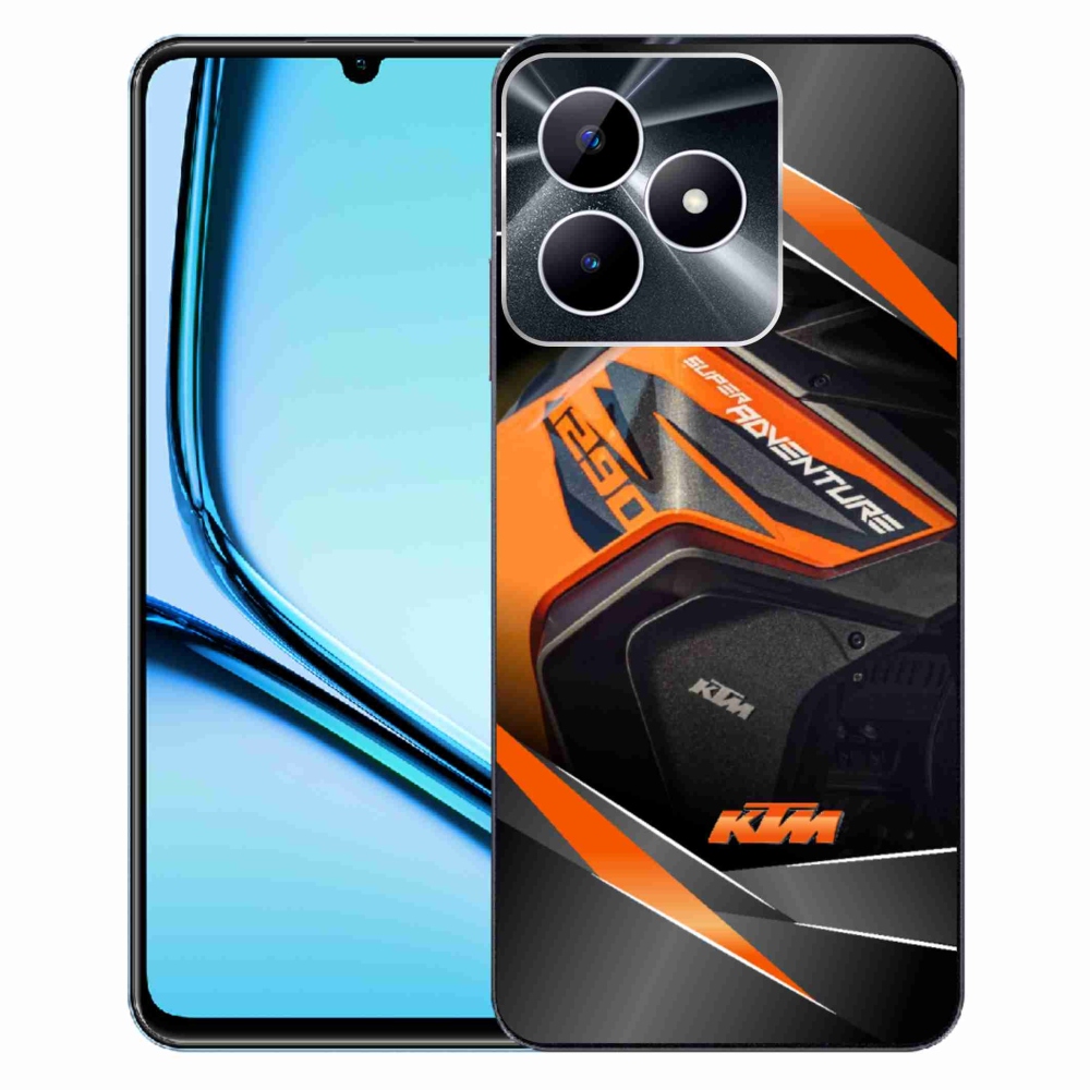Gélový kryt mmCase na Realme Note 50 - motorka ktm