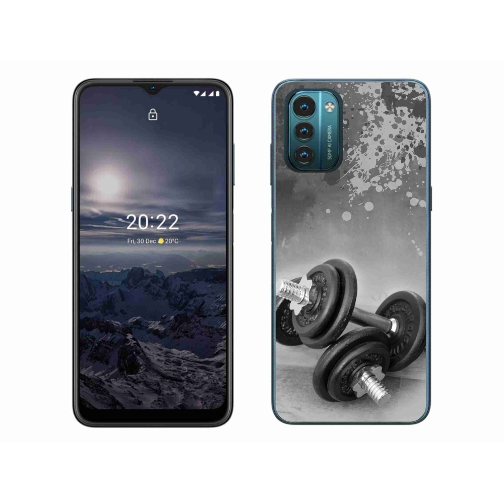 Gélový kryt mmCase na Nokia G11/G21 - činky 1