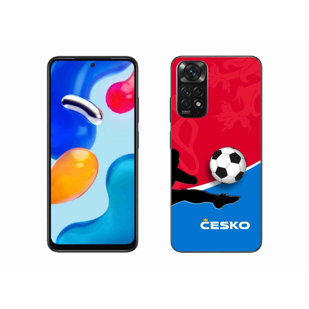 Gélový kryt mmCase na Xiaomi Redmi Note 11S 4G - futbal Česko 2