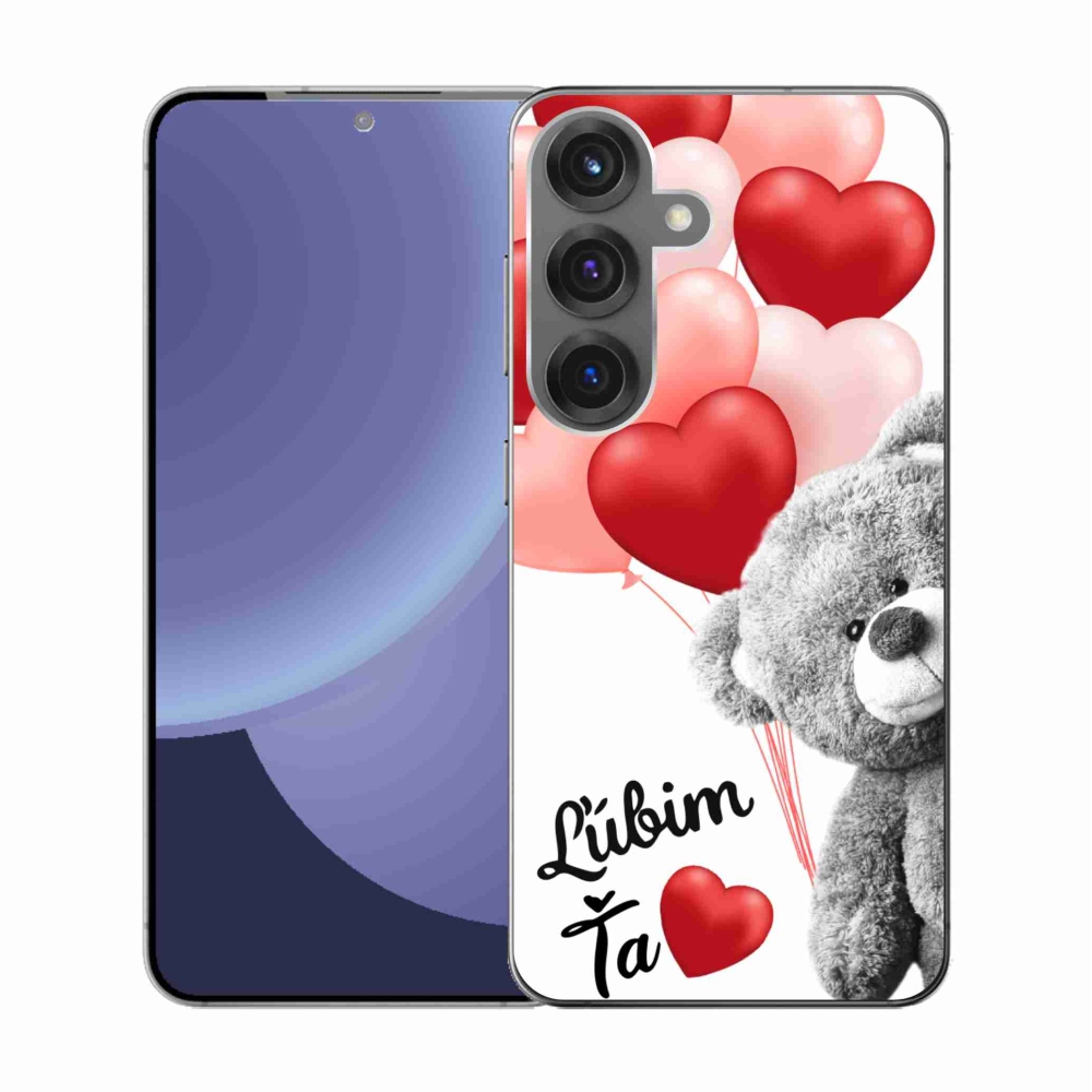 Gélový kryt mmCase na Samsung Galaxy S25 - ľúbim ťa sk