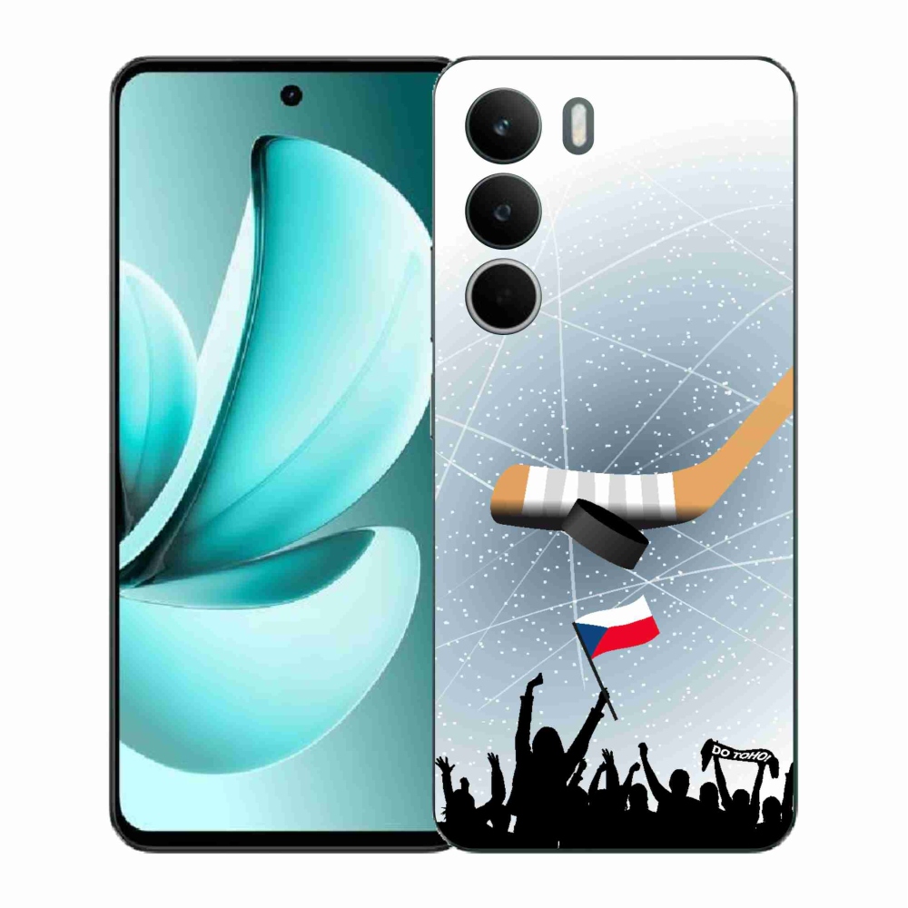 Gélový kryt mmCase na Realme C71 - fanúšikovia hokeja